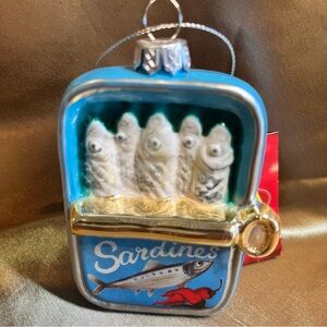 Christmas Ornament Blue Sardine Can Glass
St. Nicholas Square
